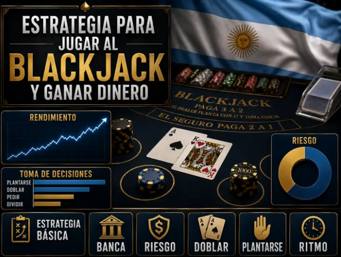 Estrategia para jugar al blackjack y ganar dinero