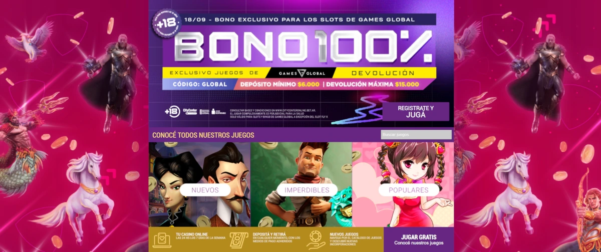 Casino Online City Juegos